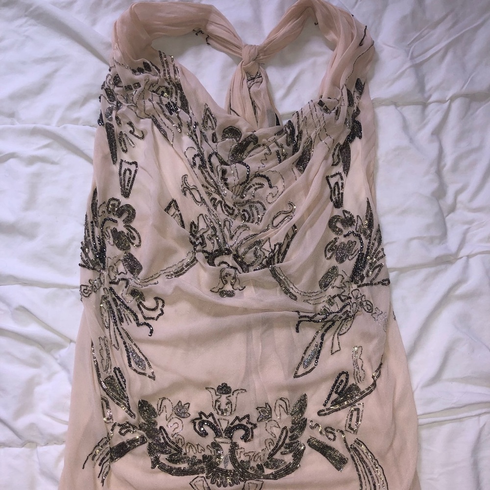 All Saints Bead Embellished Top